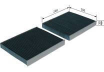 Filter, kupéventilation