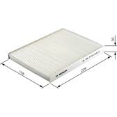 Filter, kupéventilation BOSCH - 1 987 432 039