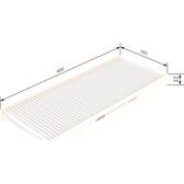 Filter, kupéventilation BOSCH - 1 987 432 091