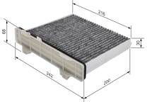 Filter, kupéventilation