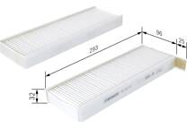 Filter, kupéventilation