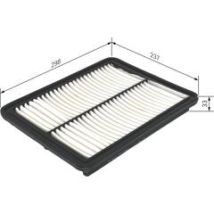 Bosch Filtre à Air Auto 1 987 429 180 – Qualité OEM – Protection Moteur Optimale