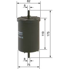 Filtre à Essence Bosch F8093 - Haute Qualité Pour Voiture - 7