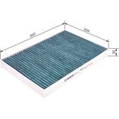 Filtre habitacle BOSCH - 0 986 628 513