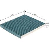Bosch M5134 Filtre D'Habitacle Standard - Filtre à Poussière Et Pollen 1987435134