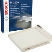 Bosch M2120 - Filtre d'habitacle standard - filtre à poussière et à pollen BOSCH - 1 987 432 120