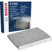 Bosch R2300 - Filtre d'habitacle anti-odeurs au charbon actif - filtre à poussière et à pollen BOSCH - 1 987 432 300