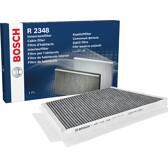 Bosch R2348 - Filtre d'habitacle anti-odeurs au charbon actif - filtre à poussière et à pollen BOSCH - 1 987 432 348