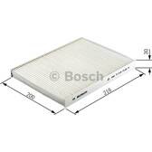 Bosch R2416 - Filtre d'habitacle anti-odeurs au charbon actif - filtre à poussière et à pollen BOSCH - 1 987 432 416