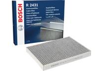 Bosch R2431 - Filtre d'habitacle anti-odeurs au charbon actif - filtre à poussière et à pollen