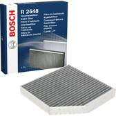 Bosch R2548 - Filtre d'habitacle anti-odeurs au charbon actif - filtre à poussière et à pollen BOSCH - 1 987 432 548