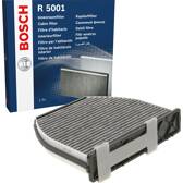 Bosch R5001 - Filtre d'habitacle anti-odeurs au charbon actif - filtre à poussière et à pollen BOSCH - 1 987 435 001