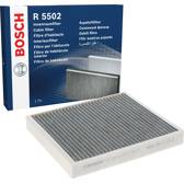 Bosch R5502 - Filtre d'habitacle anti-odeurs au charbon actif - filtre à poussière et à pollen BOSCH - 1 987 435 502