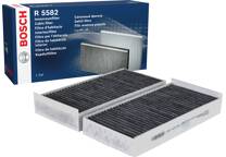 Bosch R5582 - Filtre d'habitacle anti-odeurs au charbon actif - filtre à poussière et à pollen