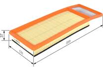 Filtro Aria Briggs And Stratton Da 14 A 22HP Misura 180x140x55 Mm - Foto 3