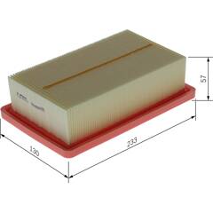 BOSCH F 026 400 006 Filtro aria