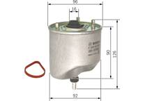 Bosch N2862 - Filtro diesel automatico