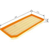 Filtro de ar BOSCH - 1 457 433 102