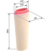 Filtro de ar BOSCH - 1 457 433 588