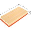 Filtro de ar BOSCH - 1 457 433 642