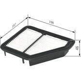 Filtro de ar BOSCH - F 026 400 132