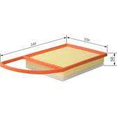 Filtro de ar BOSCH - F 026 400 220