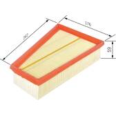 Filtro de ar BOSCH - F 026 400 380
