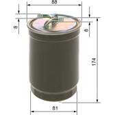 Filtro de combustível BOSCH - 0 450 906 172