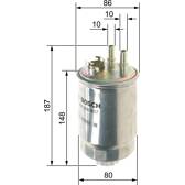 Filtro de combustível BOSCH - 0 450 906 407