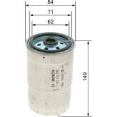 Filtro de combustível BOSCH - 1 457 434 106