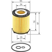 Filtro de óleo BOSCH - F 026 407 166
