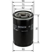 Bosch P3341 - Filtro de aceite para coche BOSCH - 0 451 103 341
