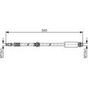 Flexible de frein BOSCH - 1 987 476 057