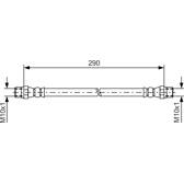 Flexible de frein BOSCH - 1 987 476 061