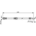 Flexible de frein BOSCH - 1 987 476 166