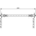 Flexible de frein BOSCH - 1 987 476 575