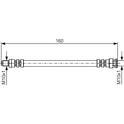 Flexible de frein BOSCH - 1 987 476 629
