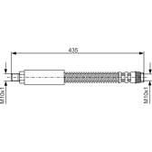 Flexible de frein BOSCH - 1 987 476 905