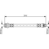 Flexible de frein BOSCH - 1 987 476 913