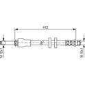 Flexible de frein BOSCH - 1 987 481 021