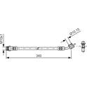 Flexible de frein BOSCH - 1 987 481 423