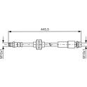Flexible de frein BOSCH - 1 987 481 668