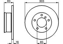 Brake disc set (2)