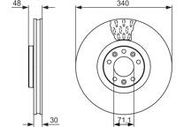 Brake disc (per unit)