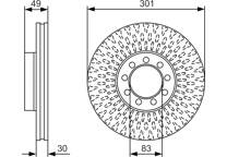 Brake disc (per unit)