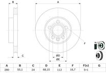 Brake disc set (2)