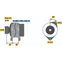 Generator (Omtillverkade) BOSCH - 0 986 040 001