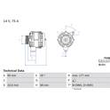 Generator (Omtillverkade) BOSCH - 0 986 049 111