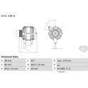Generator (Omtillverkade) BOSCH - 0 986 083 970