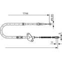 Handbrake cable BOSCH - 1 987 477 121